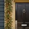 9' x 10" Pre-lit Glittery Pine Artificial Christmas Garland with 100 Clear Lights